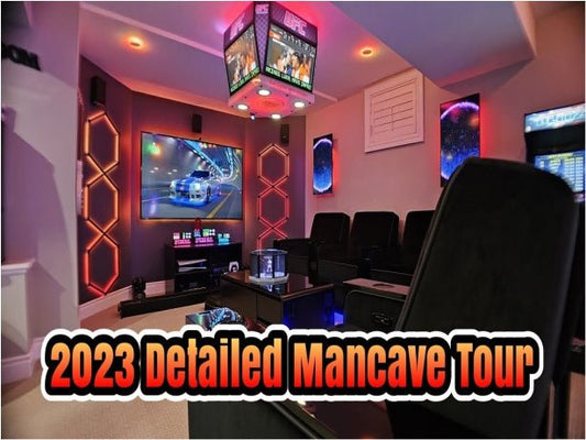 Updates from end of 2023- Full Gameroom/ mancave/ home theater/ house and gaming setup tour! - VIVIDSTORM