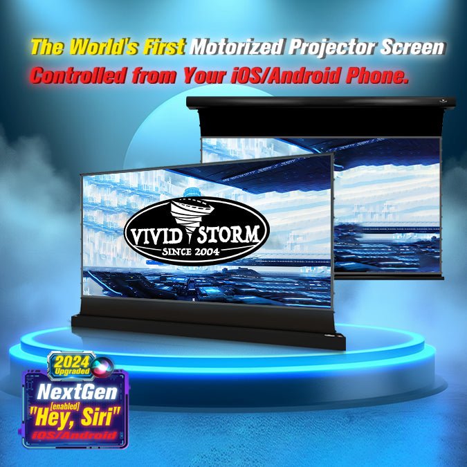 VIVIDSTORM PRO A Slimline Motorized Tension UST ALR Projector screen - VIVIDSTORM